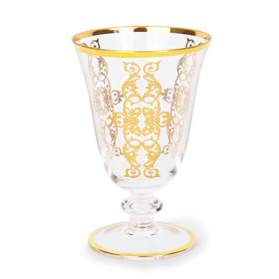 Crystal Glass Turkish Arabic Cups Set Handmade Juice Cups