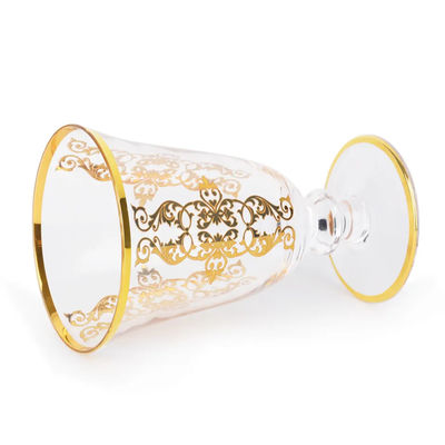 Crystal Glass Turkish Arabic Cups Set Handmade Juice Cups