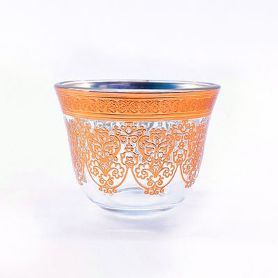 Authentic Arabic Coffee Cup Smooth Drinkware Turkish Coffee Glass