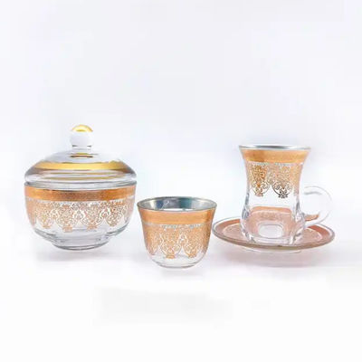 Authentic Arabic Coffee Cup Smooth Drinkware Turkish Coffee Glass