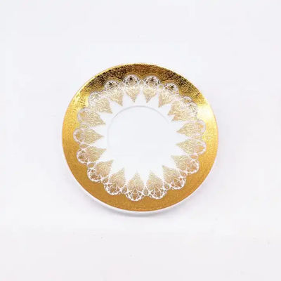 Delicate Arabic Tea Cup Handmade 115ml Volume 6 Cups And 6 Saucers