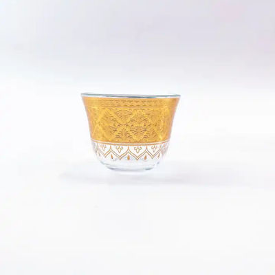 Gorgeous Turkish Coffee Glass 30mm Bottom Diameter Turkish Coffee Cup