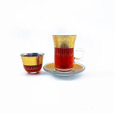 Gorgeous Arabic Tea Cup Sets Transparent Attractive Teacups Design
