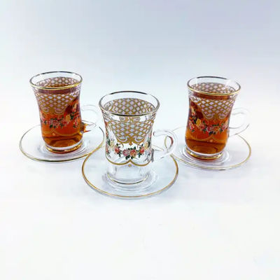 Traditional Espresso Turkish Tea Cups Saucer Arabic Tea Set Exquisite