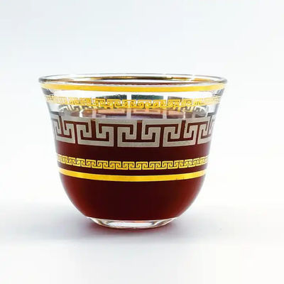 Daily Authentic Traditional Turkish Coffee Cup Transparent 60mm Top Diameter