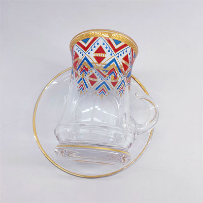 Premium Arabic Tea Cup Smooth Surface Traditional Turkish Teacup