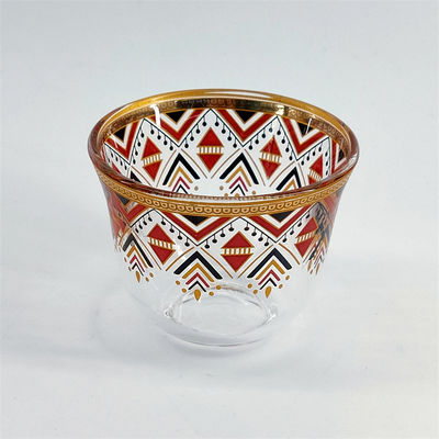 OEM Traditional Turkish Coffee Cup 50mm Height Turkish Coffee Serving Set Smooth