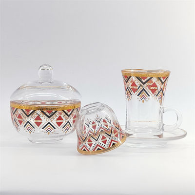 OEM Traditional Turkish Coffee Cup 50mm Height Turkish Coffee Serving Set Smooth