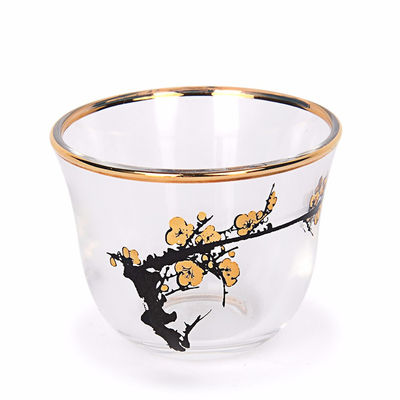 Handmade Arabic Turkish Coffee Cup Set 65ML Capacity 2.4 Inches