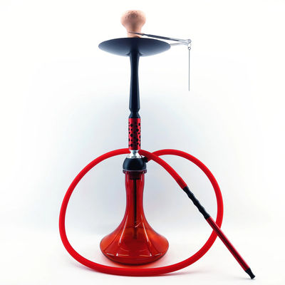 Home Aluminum Hookah Lightweight Modern Hookah Smoke Tube Round Base
