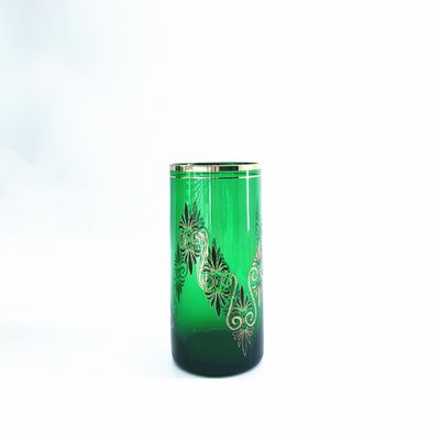 Green Glass Jug And Tumbler Set Premium Material Microwave Safe No