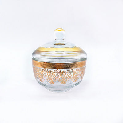 230g Small Candy Bowl Decor Clear Candy Dish With Lid Classic