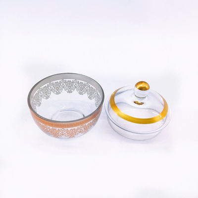 230g Small Candy Bowl Decor Clear Candy Dish With Lid Classic