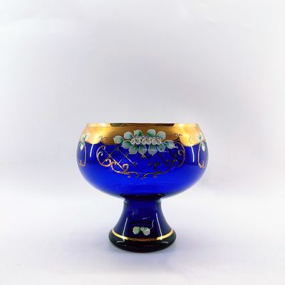 Blue Handmade Fruit Bowls Glass Kitchen Tableware Fruit Bowl