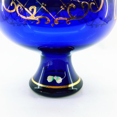 Blue Handmade Fruit Bowls Glass Kitchen Tableware Fruit Bowl