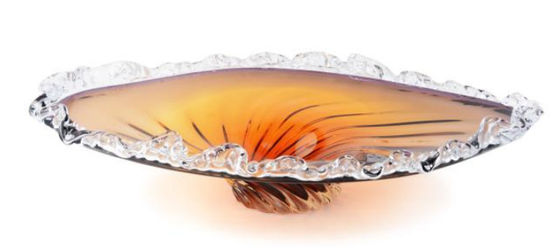 Customized Glass Crystal Fruit Bowl Large Handmade Craftsmanship