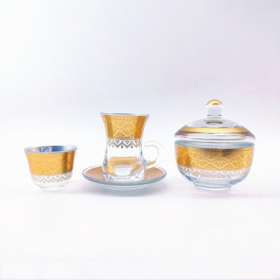 Home Decorative Glass Candy Bowls Small 10.7cm Height Round Shape