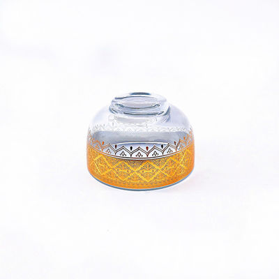 Home Decorative Glass Candy Bowls Small 10.7cm Height Round Shape