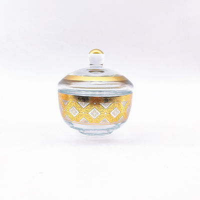Small Antique Glass Candy Bowls Handcrafted With 0.25L Capacity