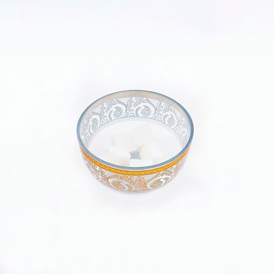 Storage Glass Candy Bowls With Lid 0.25L Capacity Round Clear