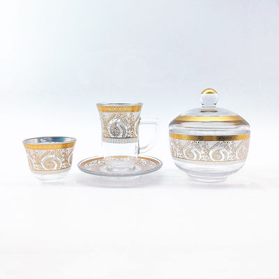 Storage Glass Candy Bowls With Lid 0.25L Capacity Round Clear
