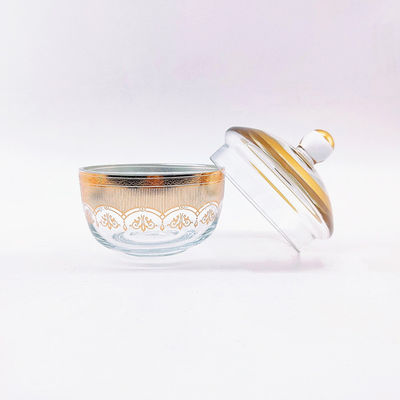 Custom Modern Glass Candy Bowls 10.8cm Depth Elegant For Home
