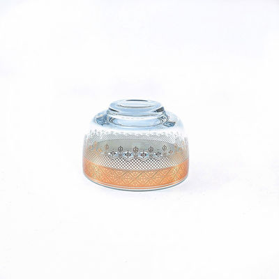 Crystal Glass Handmade Sugar Bowl 230g Weight Modern Sugar Bowl