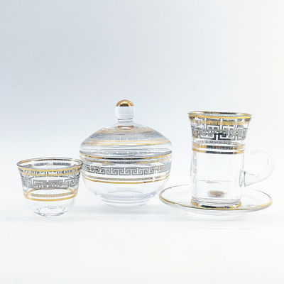 230g Clear Glass Sugar Bowls Pot 250ml Capacity For Food Storage