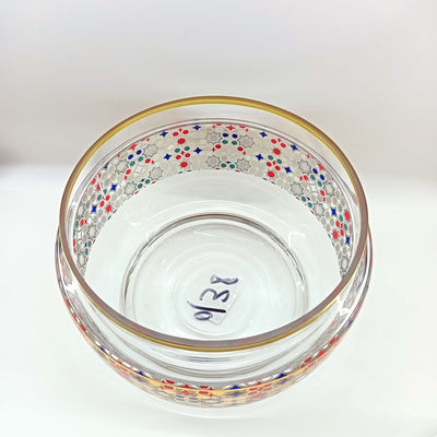 Tableware Crystal Glass Sugar Bowls 1650ml Capacity Food Storage