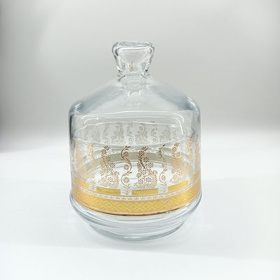 Home Clear Glass Candy Bowls 11.8cm Depth Elegant Exquisite Look