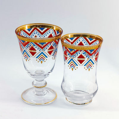 Traditional Arabic Tea Cup Sets 6 pcs 315ml Middle Eastern Coffee Set