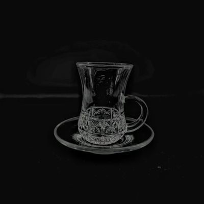 Tea Cup Sets Arabian Style Coffee Cup Sets Glass Materials Hand-Made Design For Tea Coffee Milk With Custimized Patten