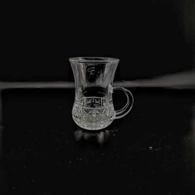 Tea Cup Sets Arabian Style Coffee Cup Sets Glass Materials Hand-Made Design For Tea Coffee Milk With Custimized Patten