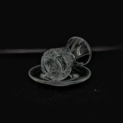 Tea Cup Sets Arabian Style Coffee Cup Sets Glass Materials Hand-Made Design For Tea Coffee Milk With Custimized Patten