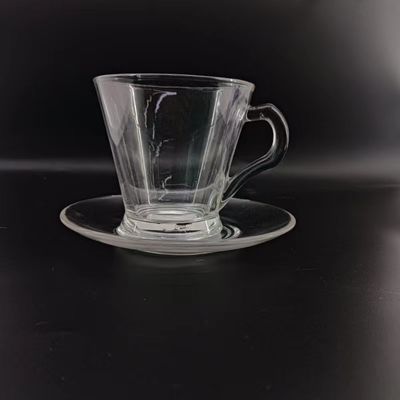 Glass Tea Cup Sets Arabian Style Transparent Glass Coffee Cup Sets Hand-Made Arabic Style Design for Tea Coffee Milk