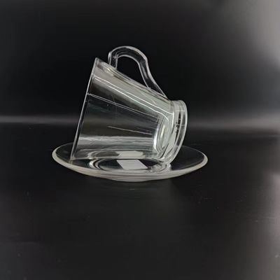Glass Tea Cup Sets Arabian Style Transparent Glass Coffee Cup Sets Hand-Made Arabic Style Design for Tea Coffee Milk