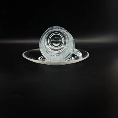 Glass Materials Tea Cup Sets Arabian Style Crystal Transparent Glass Tea Cups For Tea Coffee