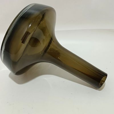 Brown Color Shisha Hookah Gray Glass Bottle Customized Hookah Portable Hookahs With Straight Mouth Wholesale