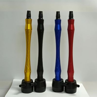 Handmade Sea Blue Color Glass Modern Sheesha Chicha Narguile Flask Smoke Glass Hookah with Optional Smoke Tube length