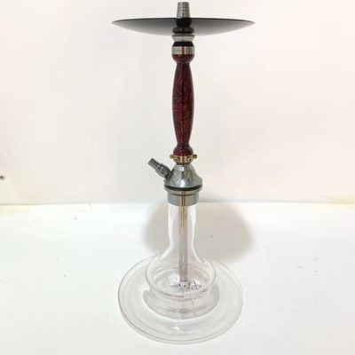 Customized Hookah Aluminum Hookah Shisha Crystal Glass Bottle Portable Hookahs Whole Set With Colorful Stems For Smoking