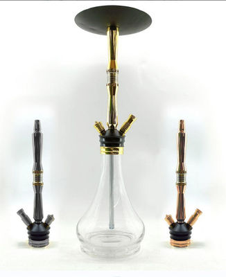 Transparent Aluminum Hookah USA European Clear Hookah For Shisha Enthusiast Nargile With Accessories Colorful Smoke Tube