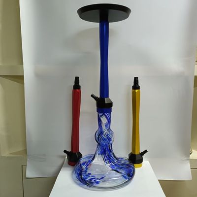 Muti-Color Big Handmade Glass Bottle Hukka Chicha Tall Big Shisha Hookah With Accessories For Smoking