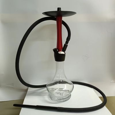 Convenient Handmade Glass Shisha Hookah Transparent Color Glass Fashion Design Nargile with Accessories for Smoking