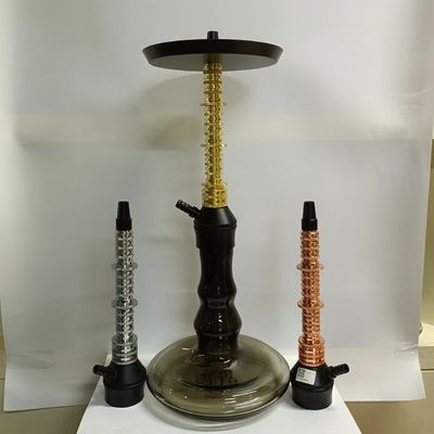Customizable Aluminum Hookah Portable Shisha Grey Color Portable And Modern Aluminum Hookah For Indoor And Outdoor Smoke