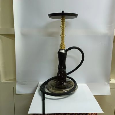 Customizable Aluminum Hookah Portable Shisha Grey Color Portable And Modern Aluminum Hookah For Indoor And Outdoor Smoke