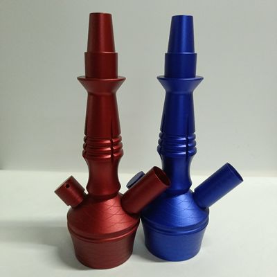 Handmade Clear Hookah Shisha Colorful Glass Nargile Customizable Stylish Aluminum Hookah Alloy Shisha Hokka For Smoking