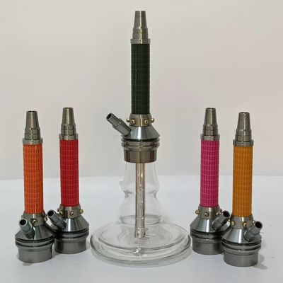 Handmade Crystal Shisha Hookah High Quality Glass Bottle Customized Hookah Portable Air Smoke Nargile Accessories