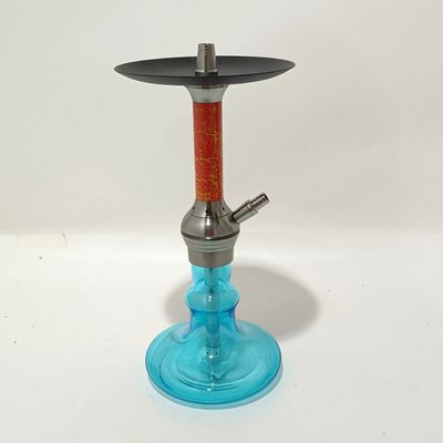 Convenient Aluminum Hookah Sea Blue Color Bottle European Hookah Shisha Smoke Nargile Accessories Wholeset