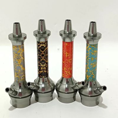 Convenient Aluminum Hookah Sea Blue Color Bottle European Hookah Shisha Smoke Nargile Accessories Wholeset
