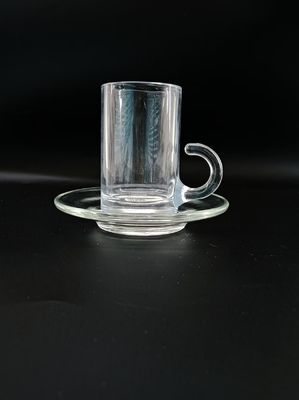 75mm Height Arabic Tea Cup With Transparent Material And 48mm Top Diameter